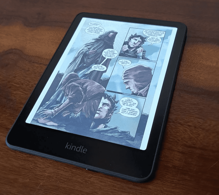 The Divine Comedy in graphic novel format on Kindle Colorsoft